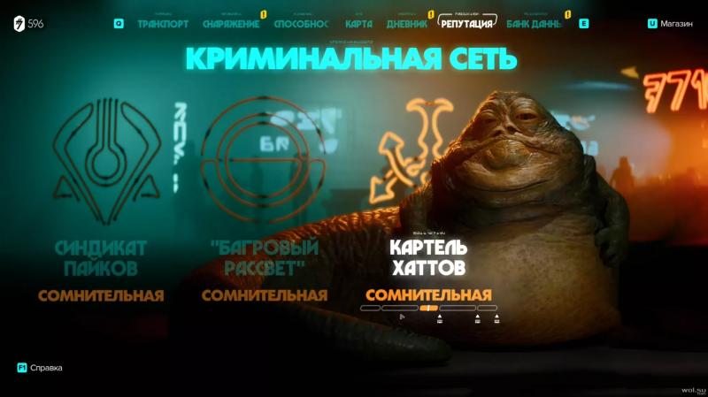 Все фракции (синдикаты) в Star Wars Outlaws и их награды