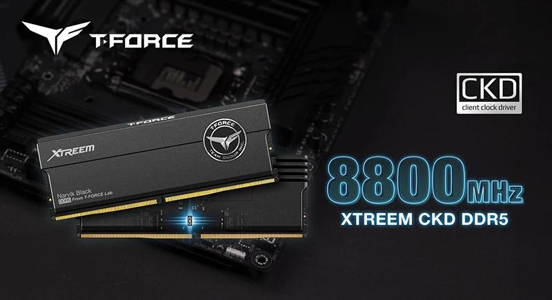 TEAMGROUP выпускает игровую память T-FORCE XTREEM CKD DDR5