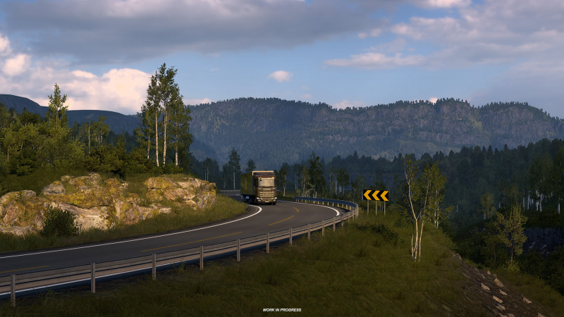 Леса северного дополнения Euro Truck Simulator 2. Новые скриншоты Nordic Horizons