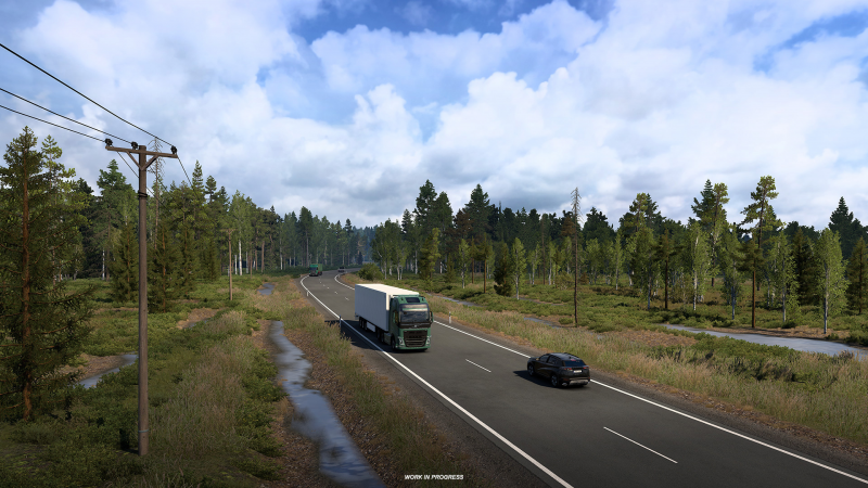 Леса северного дополнения Euro Truck Simulator 2. Новые скриншоты Nordic Horizons