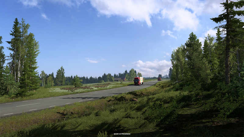 Леса северного дополнения Euro Truck Simulator 2. Новые скриншоты Nordic Horizons