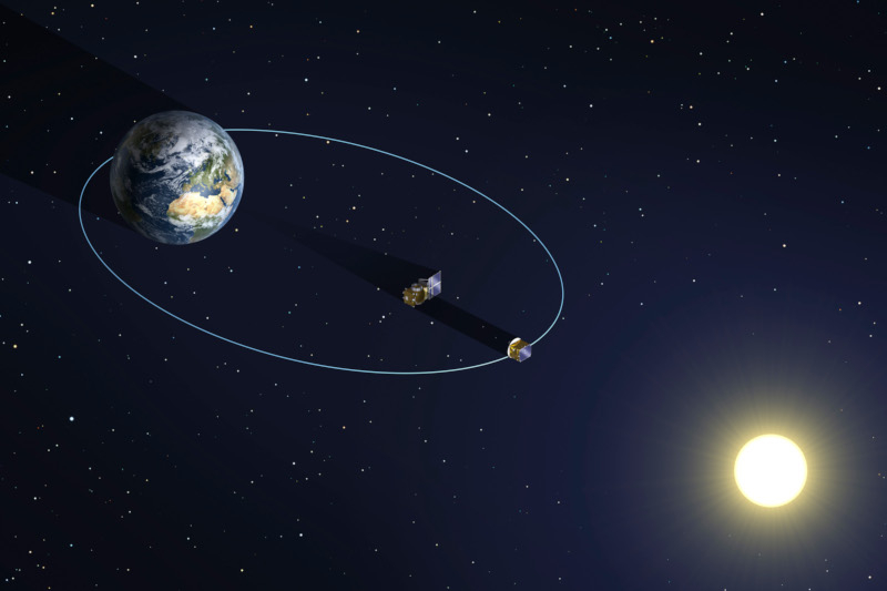 В космос запущена пара зондов для создания искусственных затмений Солнца