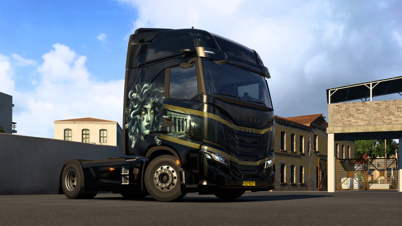 Для Euro Truck Simulator 2 вышел набор покрасок Greek Mythology Pack в стиле существ из мифов