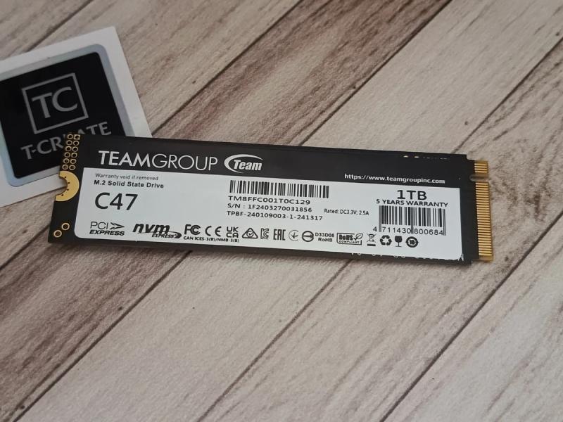 Обзор T-CREATE C4 Series M.2 NVMe SSD PCIe Gen4x4 1 TB: баланс производительности и цены для творчества и игр