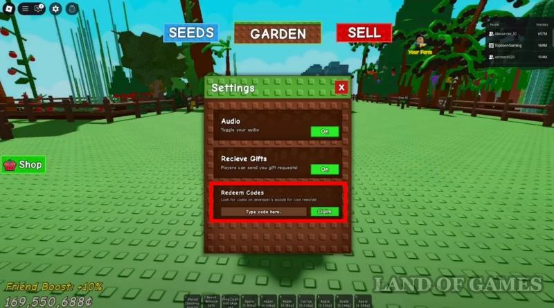 Коды Grow a Garden на май 2025