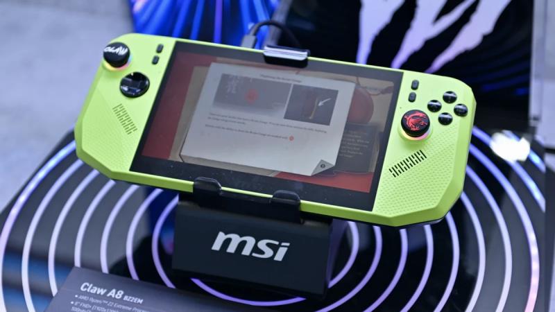 MSI запускает линейку портативных консолей Claw версиями с Ryzen Z2 Extreme