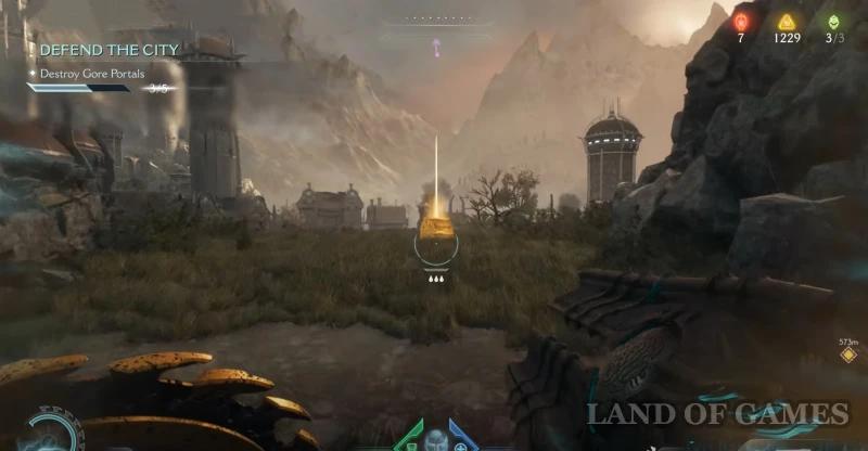 Осада (Часть 1) в Doom The Dark Ages: все игрушки, пушки, золото и секреты