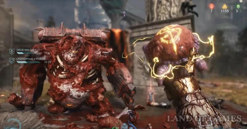 Осада (Часть 1) в Doom The Dark Ages: все игрушки, пушки, золото и секреты