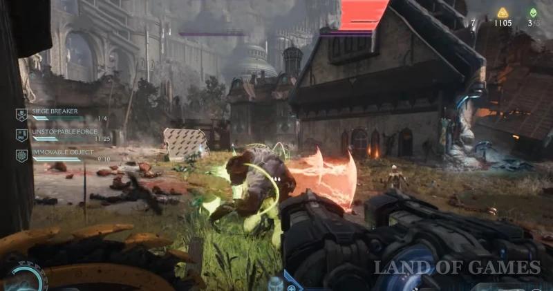 Осада (Часть 1) в Doom The Dark Ages: все игрушки, пушки, золото и секреты