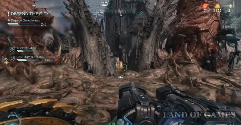 Осада (Часть 1) в Doom The Dark Ages: все игрушки, пушки, золото и секреты