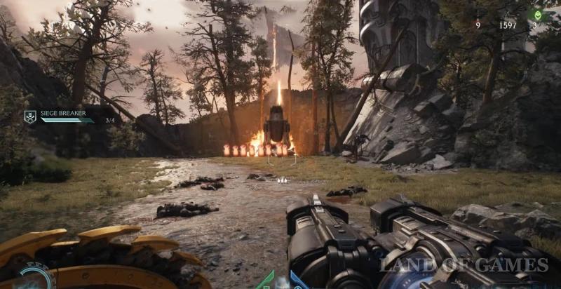 Осада (Часть 1) в Doom The Dark Ages: все игрушки, пушки, золото и секреты