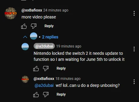 Switch 2 не будет работать без патча первого дня. Новая консоль уже на руках у некоторых геймеров