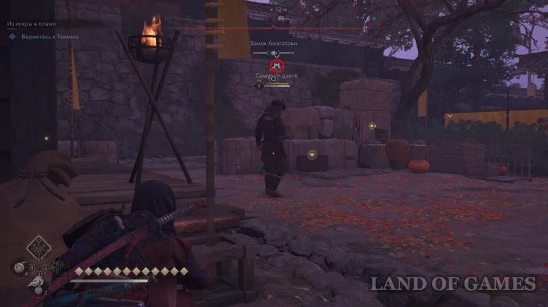 Замок Амагасаки в Assassin's Creed Shadows: все самураи-дайсе и легендарный сундук