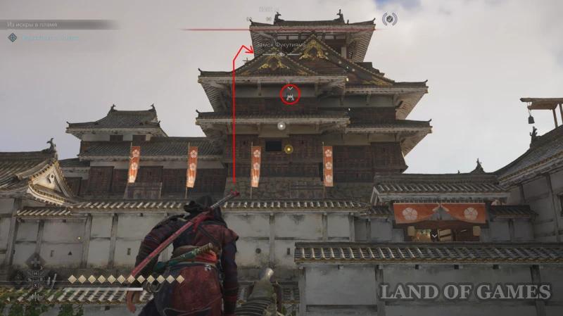 Замок Фукутияма в Assassin's Creed Shadows: все самураи-дайсе и легендарный сундук