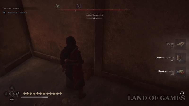 Замок Фукутияма в Assassin's Creed Shadows: все самураи-дайсе и легендарный сундук