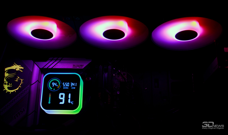 Система жидкостного охлаждения PCCooler DT360 ARGB Display: красиво, но есть нюансы