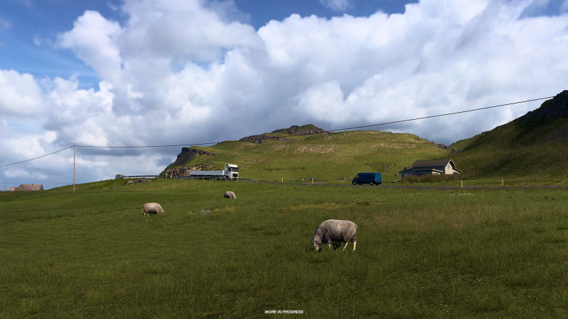 Первый трейлер и скриншоты «страны огня и льда» в Euro Truck Simulator 2. Представили дополнение про Исландию