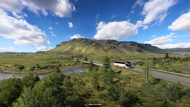 Первый трейлер и скриншоты «страны огня и льда» в Euro Truck Simulator 2. Представили дополнение про Исландию