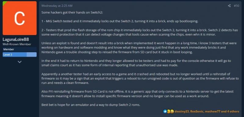 Switch 2 превращается в кирпич от каждого чиха — взлом пока выглядит невозможным
