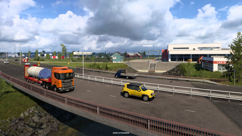 В Euro Truck Simulator 2 появится место, где дважды отмечают Новый год. Скриншоты северного дополнения Nordic Horizons