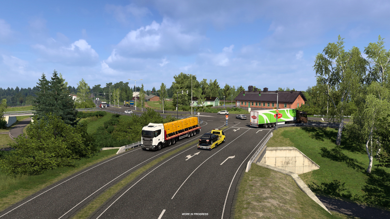 В Euro Truck Simulator 2 появится место, где дважды отмечают Новый год. Скриншоты северного дополнения Nordic Horizons
