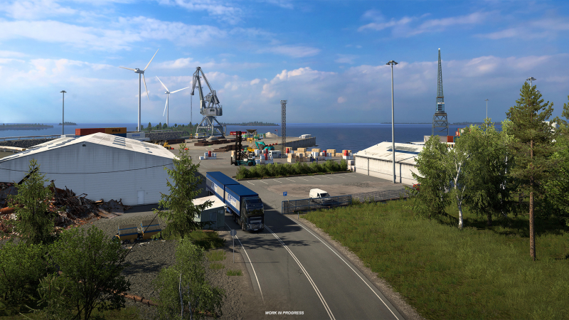 В Euro Truck Simulator 2 появится место, где дважды отмечают Новый год. Скриншоты северного дополнения Nordic Horizons