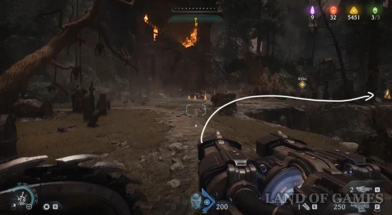 Воскрешение в Doom The Dark Ages: все пушки, статуи волка, золото и секреты