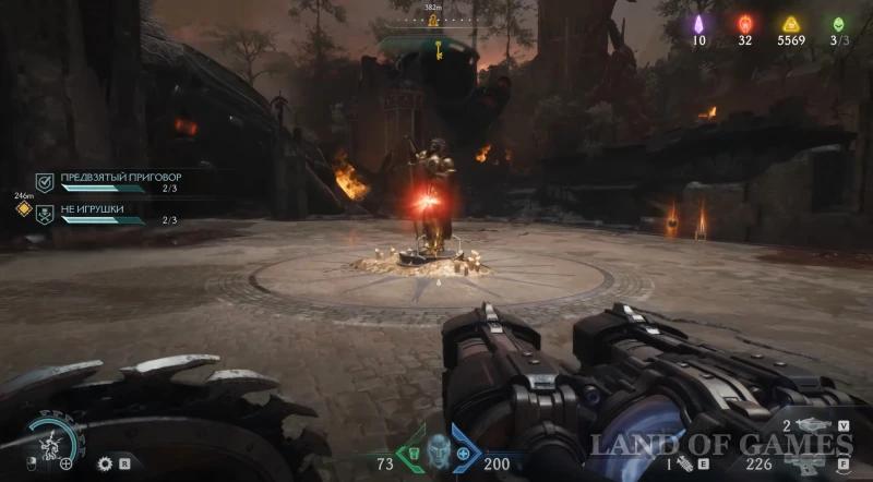 Воскрешение в Doom The Dark Ages: все пушки, статуи волка, золото и секреты