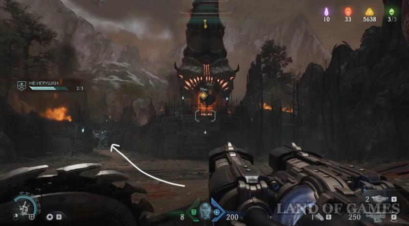 Воскрешение в Doom The Dark Ages: все пушки, статуи волка, золото и секреты