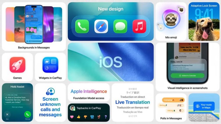 Все анонсы Apple на WWDC 2025: новая iOS 26, "стеклянный" редизайн и другие изменения