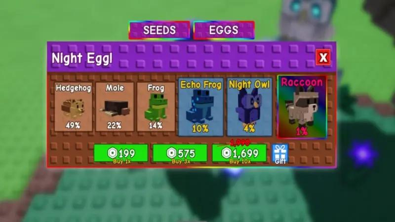 Енот в Grow a Garden (Вырасти сад): как получить и что делает