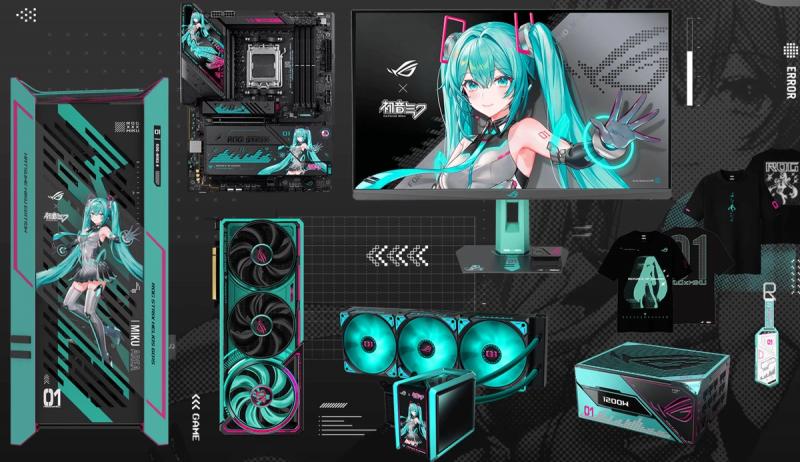 Хацунэ Мику прячется не только в Wi-Fi — анонс ASUS RTX 5080 ROG Astral Hatsune Miku