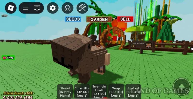 Капибара в Grow a Garden (Вырасти Сад): что делает и как получить