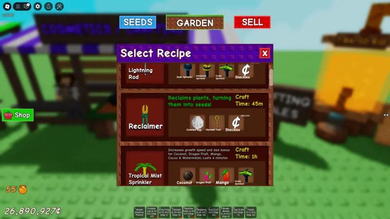 Летнее обновление Summer Harvest Season в Grow a Garden (Вырасти Сад): яйца, семена и питомцы