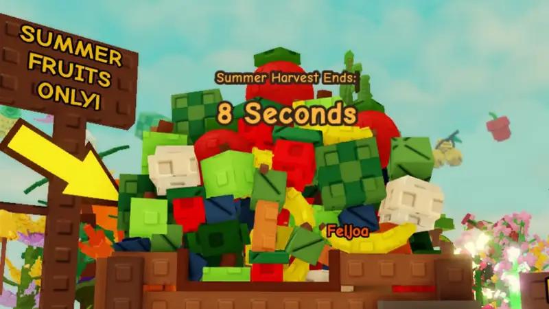 Летний ивент Mega Harvest в Grow a Garden (Вырасти Сад)