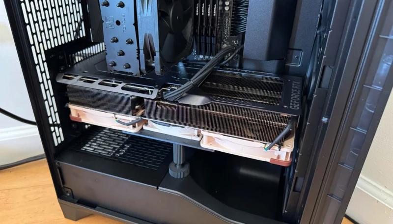 Моддеры снижают шум видеокарт RTX 5080 и 5090 с помощью 3D-печати и вентиляторов Noctua и Phanteks