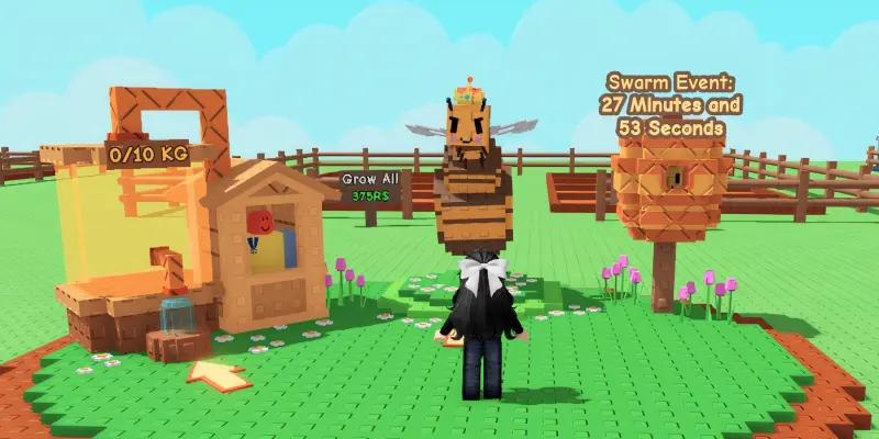 Пчела и королева пчел в Grow a Garden (Вырасти сад): как получить и что делают