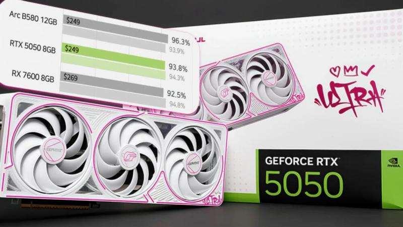 RTX 5050 все-таки проигрывает RTX 4060 в играх