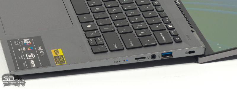 Обзор ноутбука Acer Swift Go 14 (SFG14-63-R7T4) с процессором Ryzen 9 8945HS и OLED-экраном