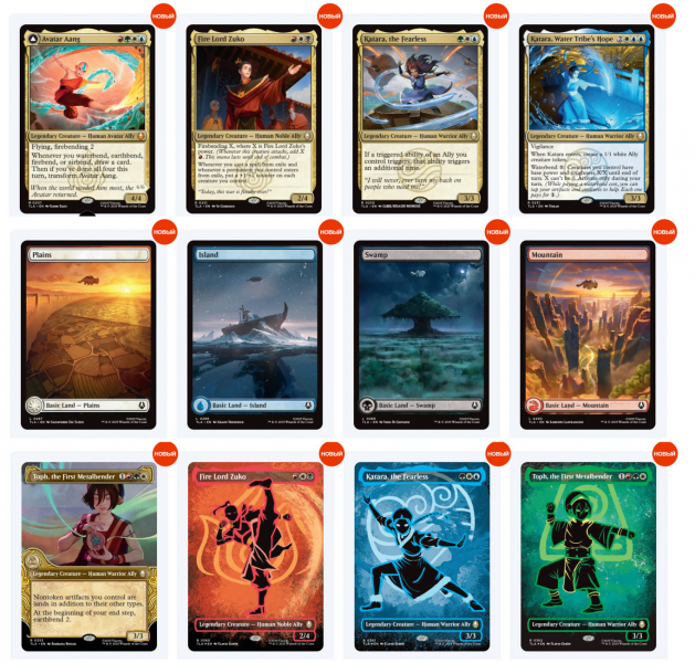 Авторы Magic: The Gathering показали новые карты из набора «Аватар: Последний маг воздуха»