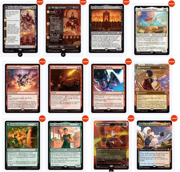 Авторы Magic: The Gathering показали новые карты из набора «Аватар: Последний маг воздуха»