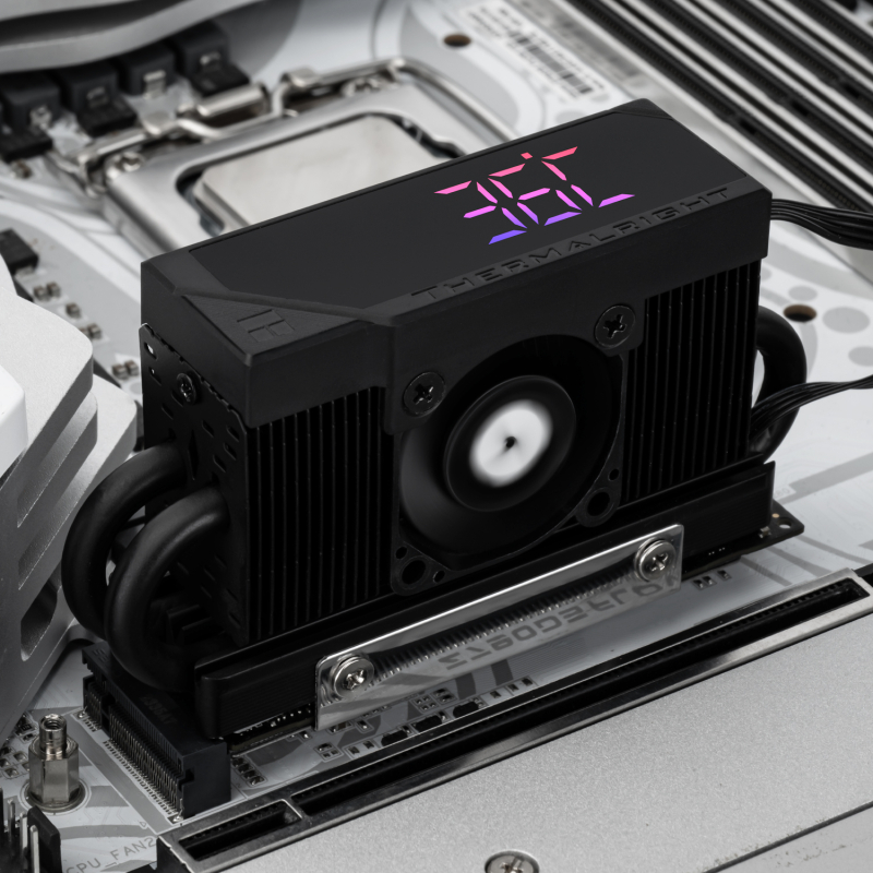 Thermalright выпустила кулер для M.2 SSD со встроенным ARGB-дисплеем