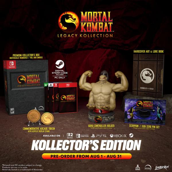 Коллекционное издание Mortal Kombat: Legacy Kollection включает подставку для контроллера в виде Горо