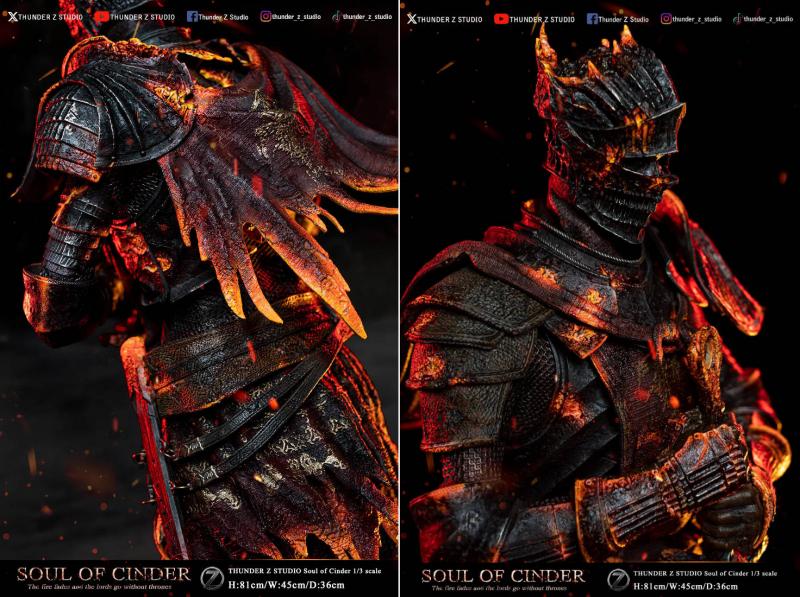 Отголосок эпохи огня: Thunder Z Studio выпустит неофициальную статую Души пепла из Dark Souls 3