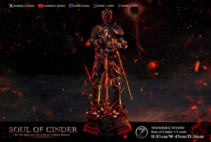 Отголосок эпохи огня: Thunder Z Studio выпустит неофициальную статую Души пепла из Dark Souls 3