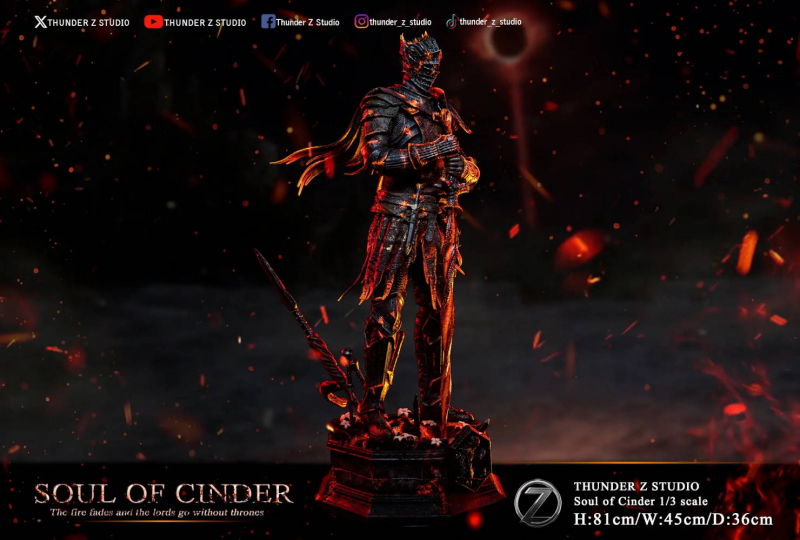 Отголосок эпохи огня: Thunder Z Studio выпустит неофициальную статую Души пепла из Dark Souls 3
