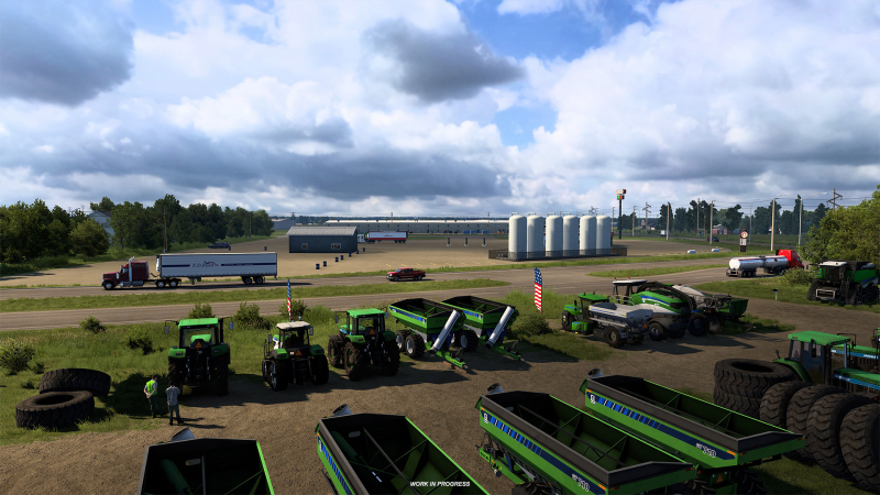 Показали Южную Дакоту в American Truck Simulator и тех, кто разрабатывает новый штат