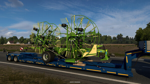 В Euro Truck Simulator 2 появятся новые типы грузов. Скриншоты дополнения KRONE Agriculture Equipment
