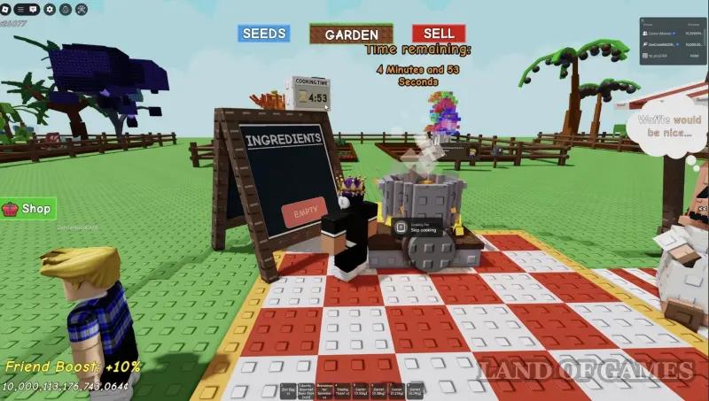 Все рецепты в Grow a Garden (Вырасти Сад): как сделать блюда