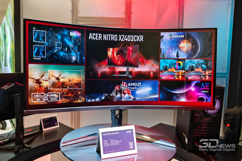 Репортаж со стенда Acer на выставке IFA 2025: геймерские компьютеры и мониторы, самый лёгкий 16" ноутбук и другие новинки